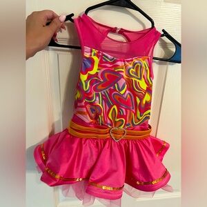 Vibrant Pink Heart Weissman Costume